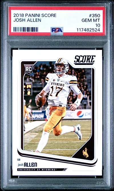 2018 Panini Score 350 Josh Allen PSA 10