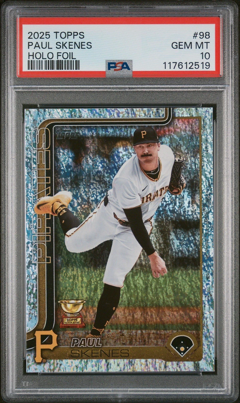 2025 Topps 98 Paul Skenes Holo Foil PSA 10