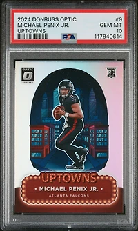 2024 Panini Donruss Optic Uptowns 9 Michael Penix Jr. PSA 10