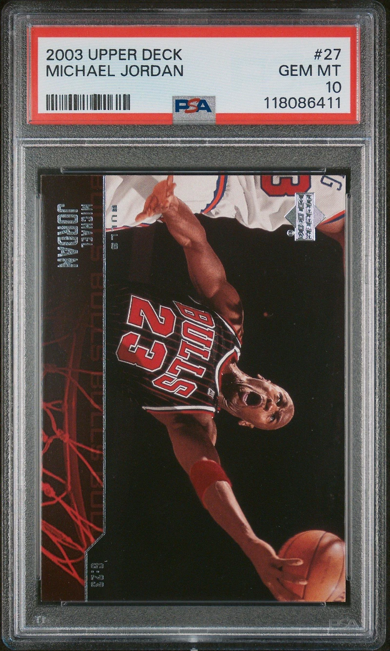 2003 Upper Deck 27 Michael Jordan PSA 10