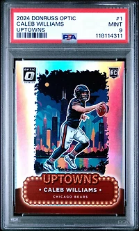 2024 Panini Donruss Optic Uptowns 1 Caleb Williams PSA