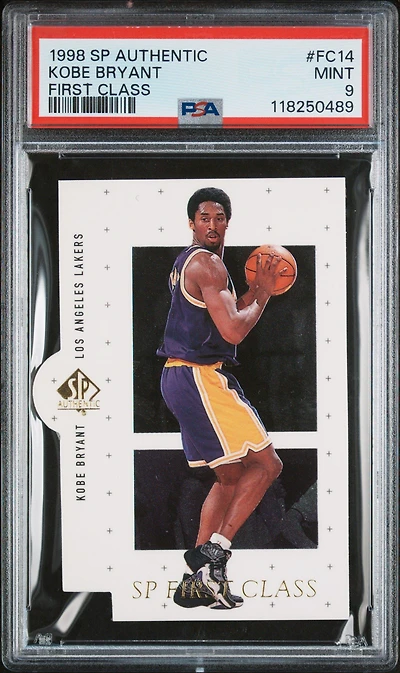 1998 Sp Authentic First Class Fc14 Kobe Bryant PSA 9
