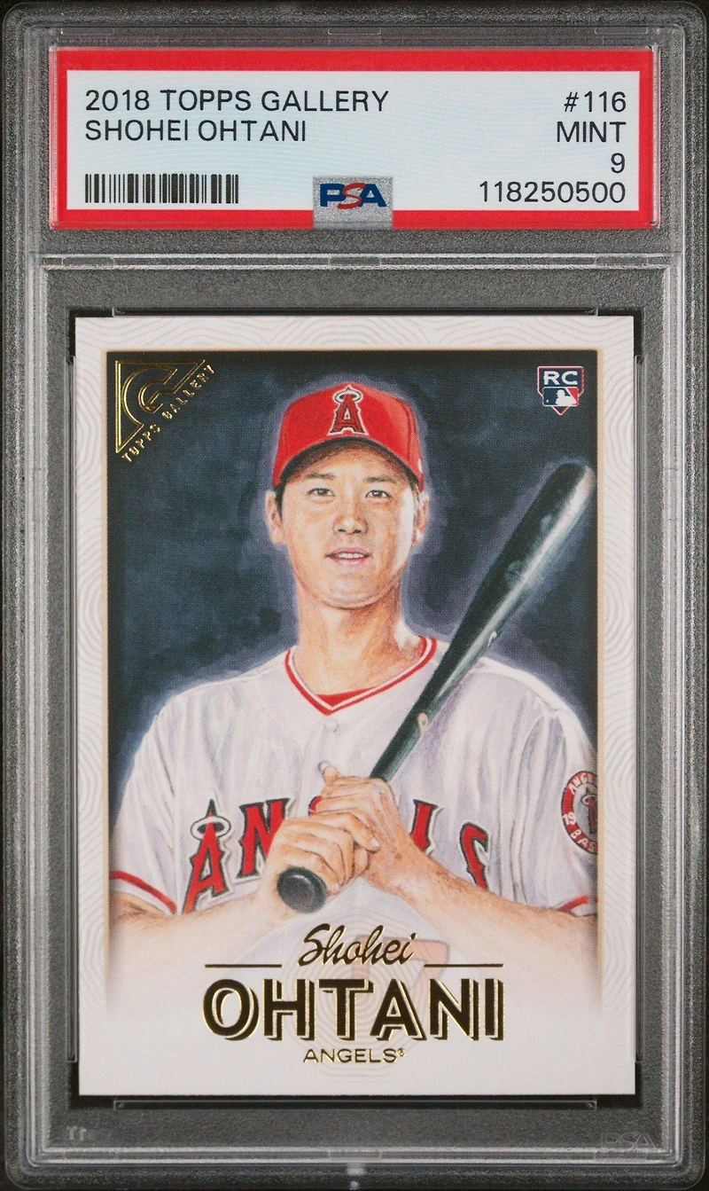 2018 Topps Gallery 116 Shohei Ohtani PSA