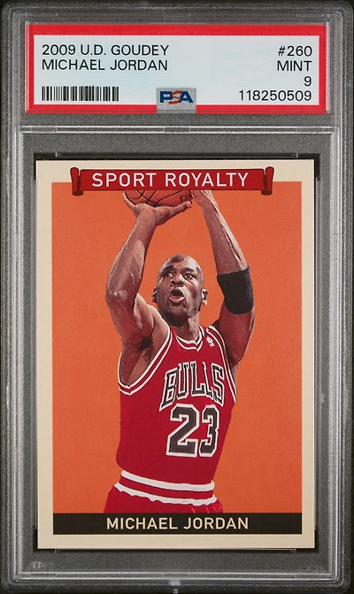 2009 Upper Deck Goudey 260 Michael Jordan PSA 9