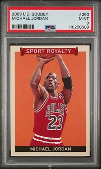 2009 Upper Deck Goudey 260 Michael Jordan PSA 9
