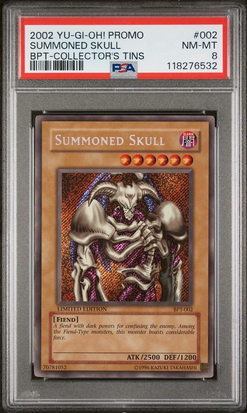 2002 Yu-gi-oh! Promo Bpt-collector's Tins 002 Summoned Skull PSA