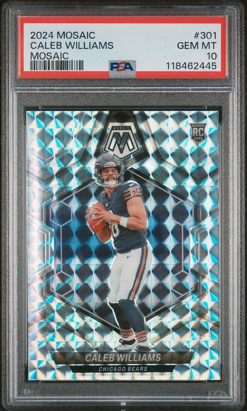 2024 Panini Mosaic 301 Caleb Williams Mosaic PSA 10