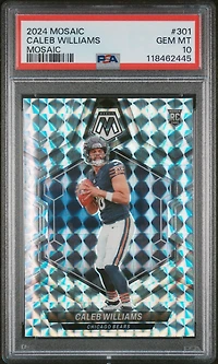 2024 Panini Mosaic 301 Caleb Williams Mosaic PSA 10