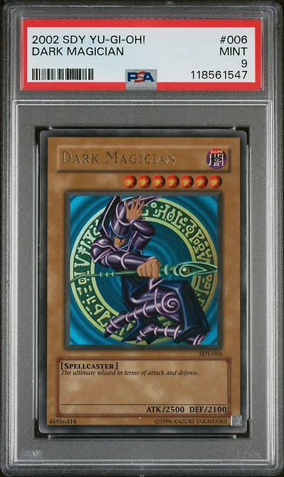 2002 Yu-gi-oh! Starter Deck: Yugi 006 Dark Magician PSA