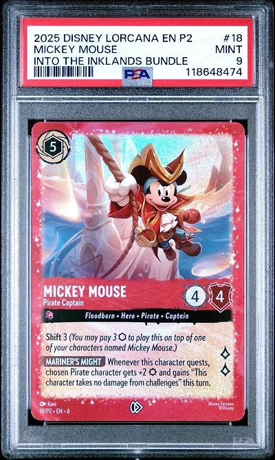 2025 Disney Lorcana En P2-promo 18 Mickey Mouse