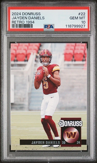 2024 Panini Donruss Retro 1994 22 Jayden Daniels PSA 10