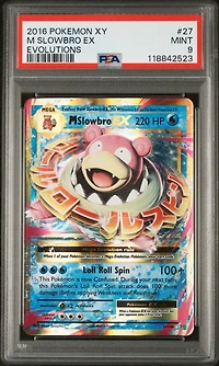 2016 Pokemon Xy Evolutions 27 M Slowbro Ex PSA