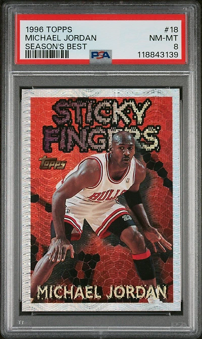 1996 Topps Season's Best Michael Jordan PSA