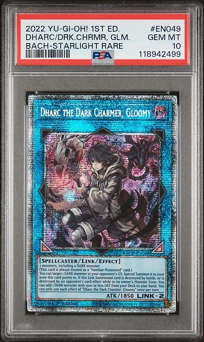 2022 Yu-gi-oh! Bach-battle Of Chaos En049 Dharc The Dark Charmer