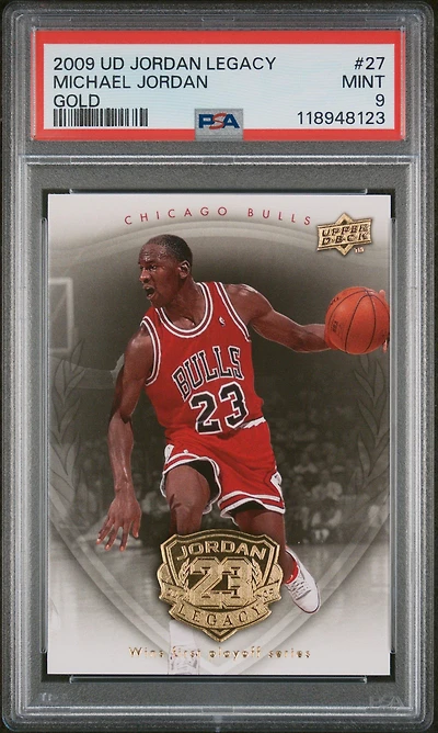 2009 Upper Deck Jordan Legacy Gold Michael Jordan PSA