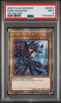 2025 Yu-gi-oh! Ra04-quarter Century Stampede En001 Dark Magician 1st Edition PSA