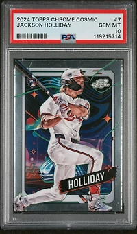 2024 Topps Chrome Cosmic 7 Jackson Holliday PSA 10