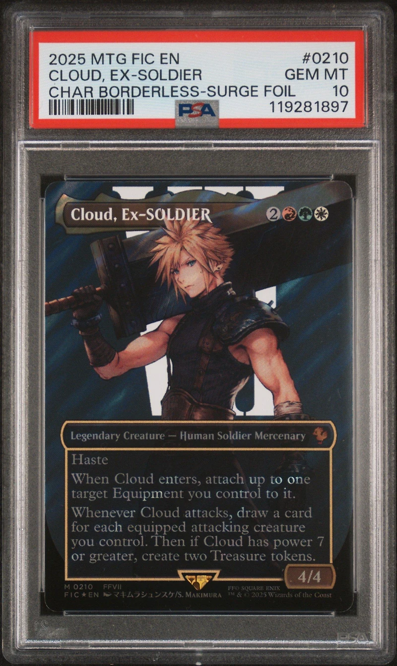 2025 Magic The Gathering Final Fantasy Commander Cloud