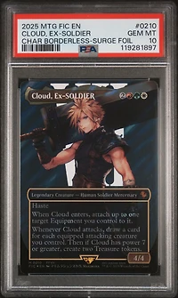 2025 Magic The Gathering Final Fantasy Commander Cloud
