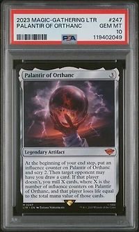 2023 Magic The Gathering Tales Of Middle-earth Palantir Of Orthanc PSA 10