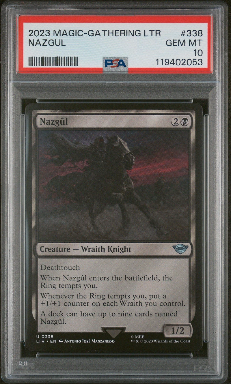 2023 Magic The Gathering Tales Of Middle-earth Nazgul PSA