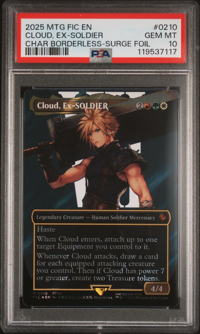 2025 Magic The Gathering Final Fantasy Commander Cloud