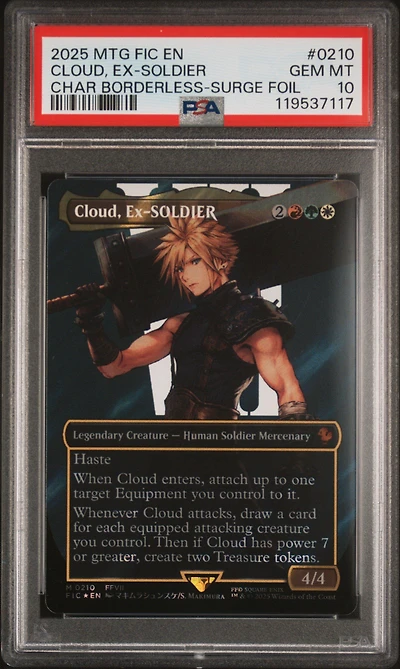 2025 Magic The Gathering Final Fantasy Commander Cloud