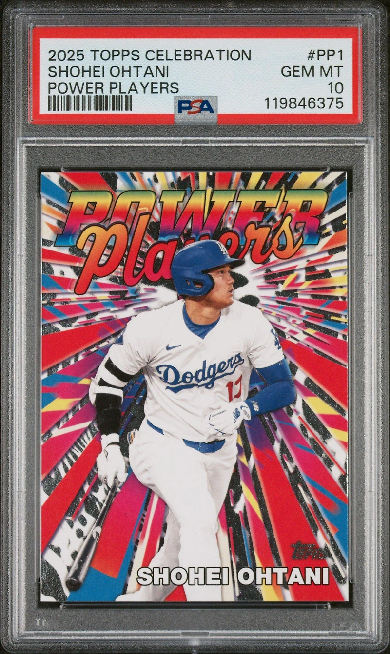 2025 Topps Mega Celebration Box Power Players Pp1 Shohei Ohtani PSA 10