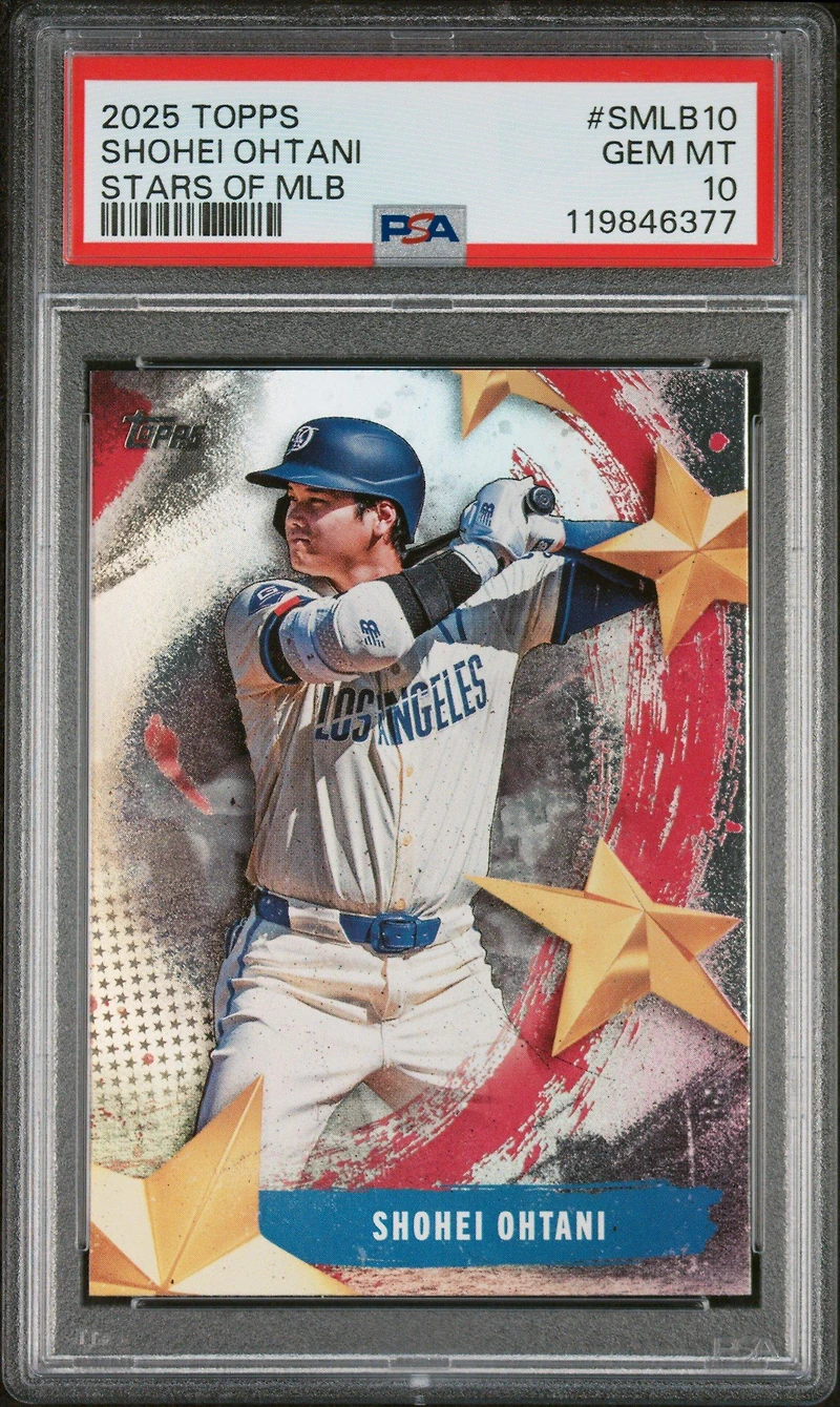 2025 Topps Stars Of Mlb Smlb10 Shohei Ohtani PSA 10