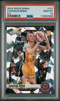2024 Panini Prizm Wnba 127 Cameron Brink Ice PSA