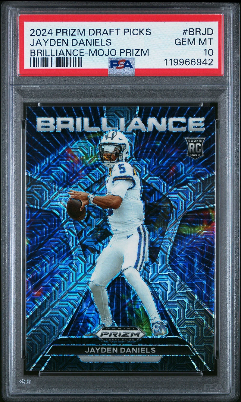 2024 Panini Prizm Draft Picks Brilliance Brjd Jayden Daniels Mojo Prizm PSA 10