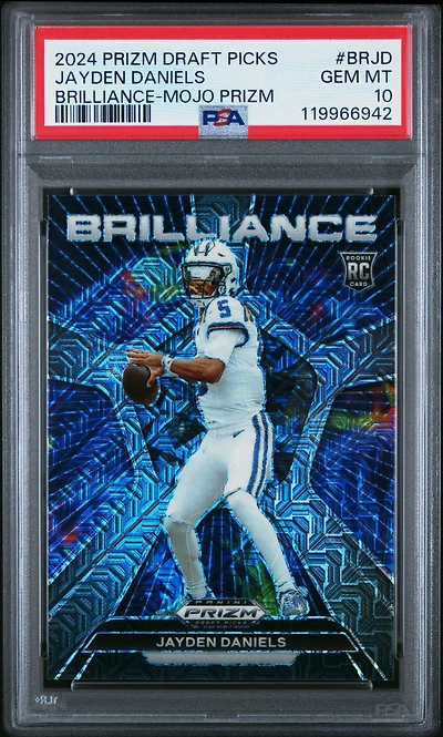 2024 Panini Prizm Draft Picks Brilliance Brjd Jayden Daniels Mojo Prizm PSA 10