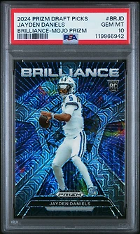2024 Panini Prizm Draft Picks Brilliance Brjd Jayden Daniels Mojo Prizm PSA 10