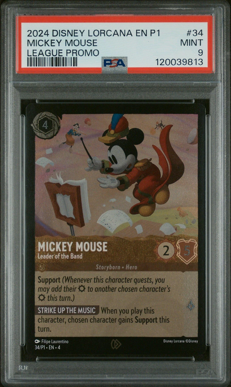 2024 Disney Lorcana En P1-promo 34 Mickey Mouse