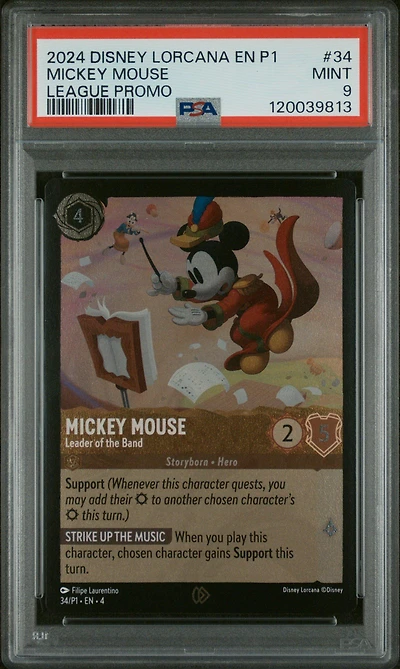 2024 Disney Lorcana En P1-promo 34 Mickey Mouse