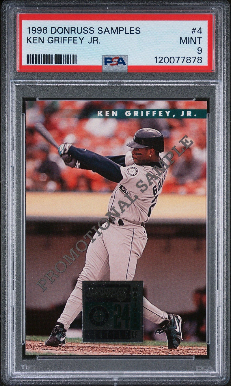 1996 Donruss Samples 4 Ken Griffey Jr. PSA 9