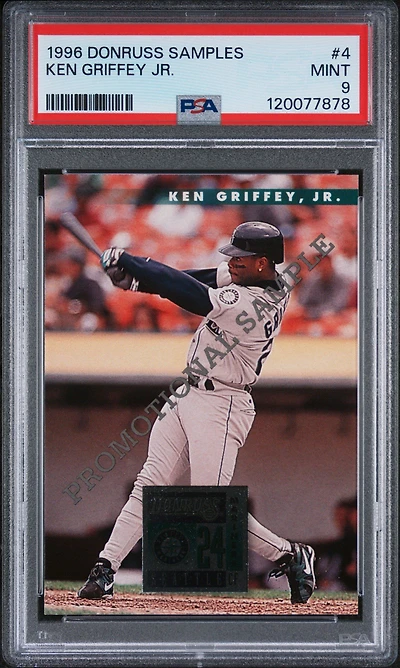 1996 Donruss Samples 4 Ken Griffey Jr. PSA 9