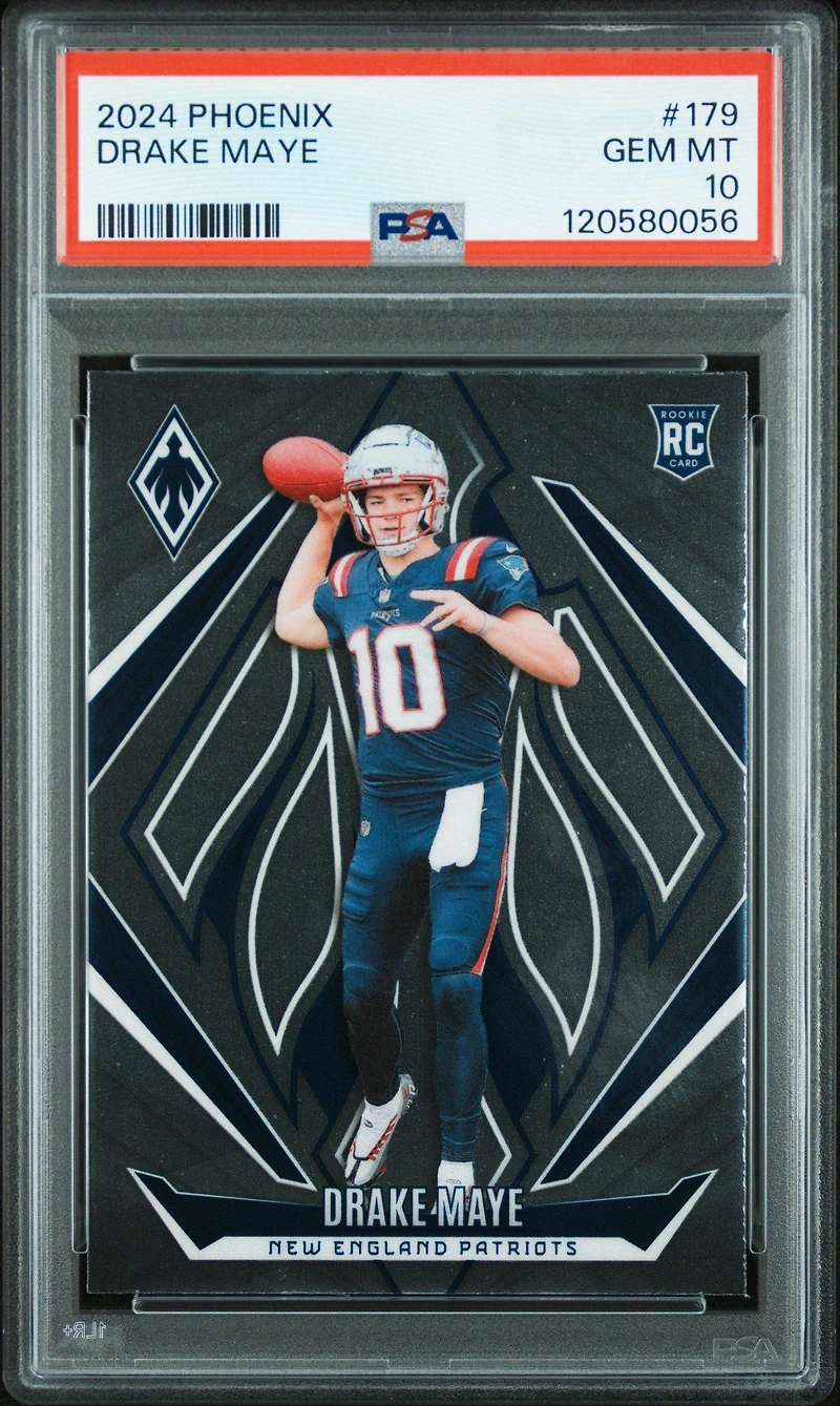 2024 Panini Phoenix 179 Drake Maye PSA 10