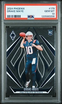 2024 Panini Phoenix 179 Drake Maye PSA 10