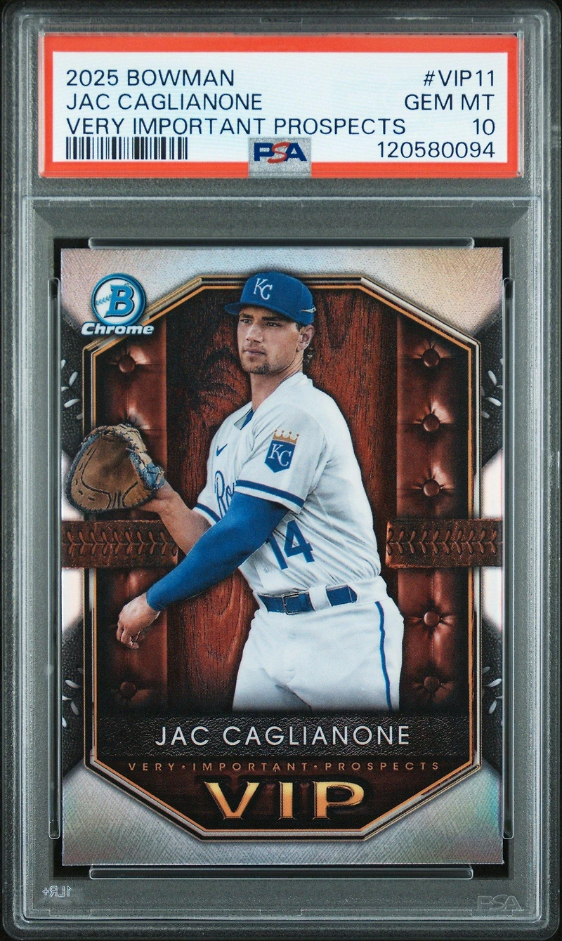 2025 Bowman Very Important Prospects Vip11 Jac Caglianone PSA 10