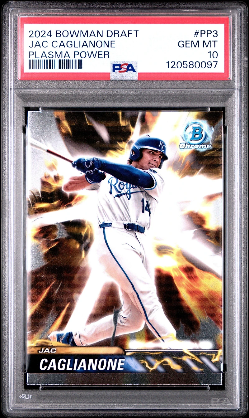 2024 Bowman Draft Plasma Power Pp3 Jac Caglianone PSA 10