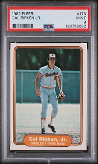 1982 Fleer 176 Cal Ripken Jr. PSA
