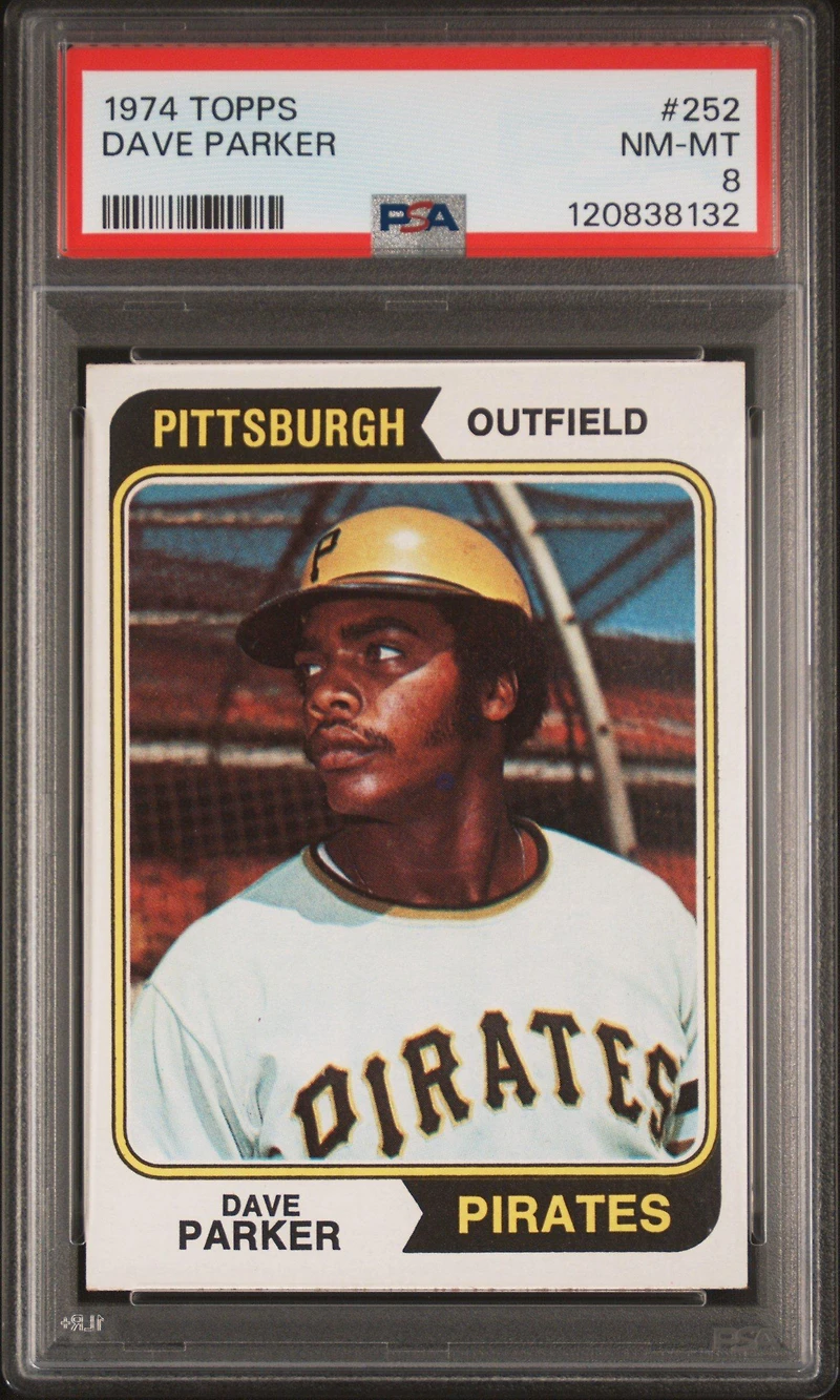1974 Topps 252 Dave Parker PSA 8