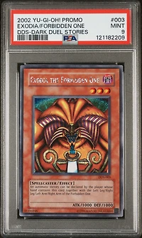 2002 Yu-gi-oh! Promo Dds-dark Duel Stories 003 Exodia The Forbidden One PSA 9