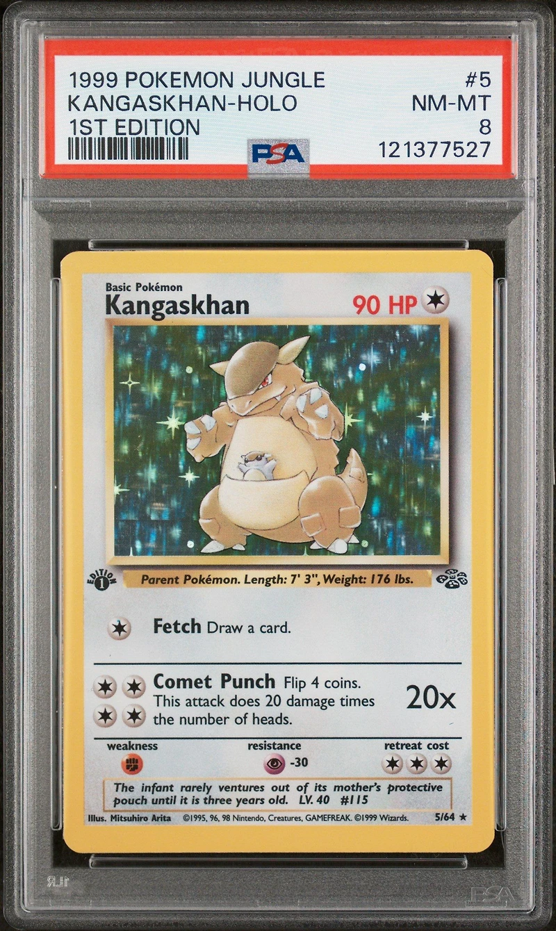 1999 Pokemon Jungle 5 Kangaskhan-holo 1st Edition PSA