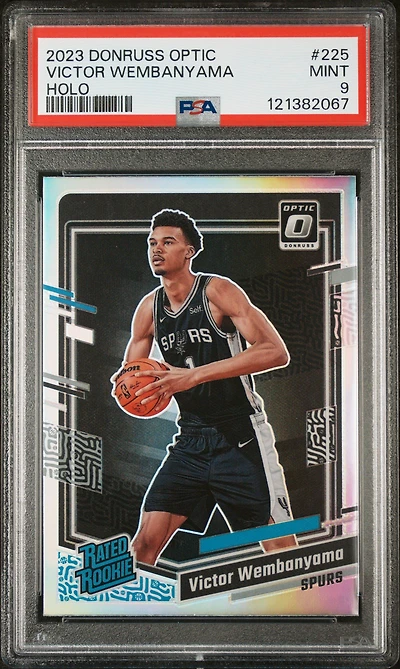2023 Panini Donruss Optic 225 Victor Wembanyama Holo PSA
