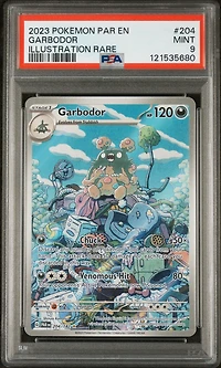 2023 Pokemon Par En-paradox Rift 204 Garbodor Illustration Rare PSA