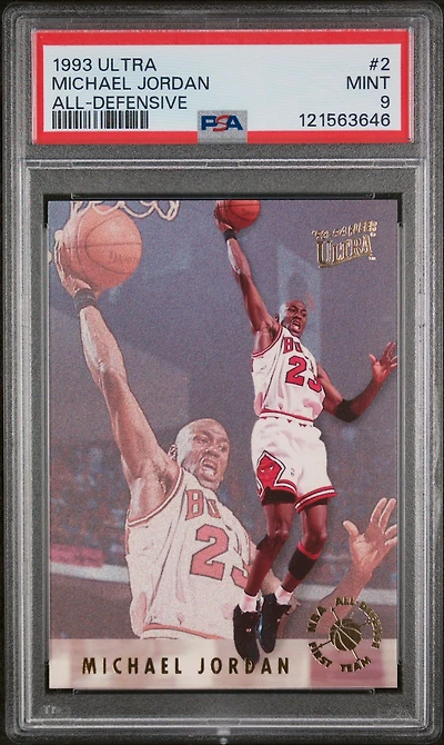 1993 Ultra All-defensive 2 Michael Jordan PSA 9