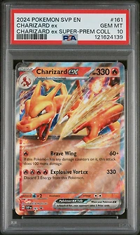 2024 Pokemon Svp En-sv Black Star Promo 161 Charizard Ex Charizard Ex Super-premium Collection PSA 10