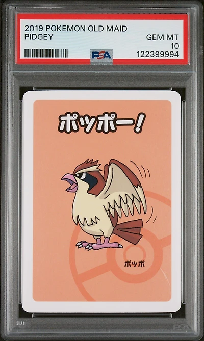 2019 Pokemon Old Maid Pidgey PSA 10